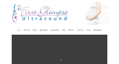 Desktop Screenshot of firstglimpseultrasound.com